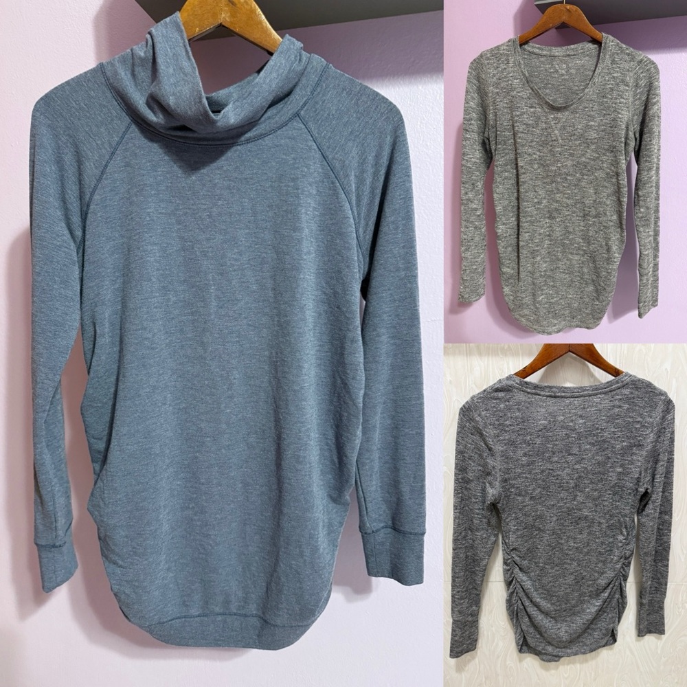 Isabel Maternity by Ingrid & Isabel Small + Liz Lange Ruched Long-sleeve Top XS